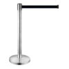 Silver Silver Border (inox) Height 91cm with a Black Belt 2M SBL-200
