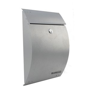 BORMANN BMB1000 Γραμματοκιβώτιο Μ22xΠ7xΥ30cm,Ασημί (022695)